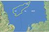 Map of the Dogger Bank