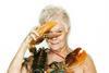 Dame Judi Dench and a lobster