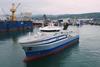 'Takapo' fishing vessel at sea