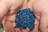Plastic pellets at Ocean Legacy Depot. Photo: Fisheries & Oceans Canada