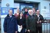 Back row, from left – Jenny Norris (EMEC), Craig Burton (Seafish), Matthew Finn (EMEC); Front row, from left – Dawson Shearer and Sarah Lamb (Orkney Sustainable Fisheries), Alan Coghill (Orkney Fisheries Association) and Mike Bell (Research Fellow, ICIT)