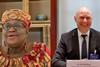 Ngozi Okonjo-Iweala, WTO Director-General and Dirk Meyer, head of Directorate-General 1 of Germany’s Federal Ministry for Economic Cooperation and Development 