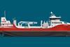 Rendering of the HAV 595 design live fish carrier
