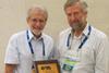 New EAS Honorary Life Member Patrick Sorgeloos (right) with EAS 2010-2012 President Yves Harache