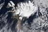 The Eyjafjallajökull ash cloud that has grounded fish exports. Credit: NASA