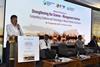 Tamil Nadu Fisheries Secretary Dr N Subbaiyan speaking at the national workshop on ‘Strengthening the Science-Management Interface’