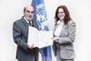 FAO Director-General, José Graziano da Silva, and Cuban Ambassador to the UN Agencies in Rome, Alba Soto Pimentel