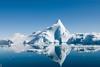 Icebergs drift off the Greenland coast