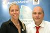 Allies: Nina Jensen (WWF Norway) with Sigve Nordrum, executive vice president of Aker BioMarine.