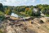Removal of Holmes Dam from Town Brook in Plymouth Massachusetts