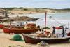 Fishing boats at Punta del Diablo, Uruguay, where fishers, managers and scientists are cooperating in the multi-species fishery there to improve management and reduce discards and incidental catches of the endangered Franciscana dolphin