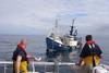 The Sapphire being assisted by an RNLI crew from Stornoway on a previous occasion