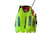 The red nylon version of the K2 275N twin chamber lifejacket with AQ40L light and Kannad R10 SRS