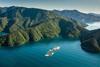 Ora King is raised by The New Zealand King Salmon Company in the South Island’s Marlborough Sounds
