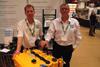 Mermaid Marine sales manager Julian Osborne and product support manager Stephen Atkins with one of the JCB workhorses