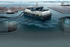 A whole marine farming system was suggested by the AKVA Group. Credit: AKVA Group, www.akvagroup.com