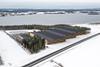 Rendering of a new land-based farm in Sweden