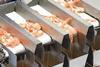 The Ishida Fresh Food Weigher presents another solution to the handling and weighing of sticky products, featuring a linear multihead design, fed by belts from an infeed table