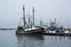 Fishing vessels in the Port of Galilee in Narragansett, Rhode Island