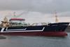 A PP Group fishing trawler leaves port