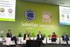 A wide angle shot of the “Marine Ingredients in Aquafeeds: Measuring Progress and Challenges in Responsible Sourcing Commitments” at Seafood Expo Global