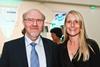 Carly Wills, Editor of World Fishing & Aquaculture with Icelandic Minister of Fisheries and Agriculture, Jón Bjarnason at the Icelandic Fisheries Awards