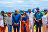 Stakeholders celebrating the building of the Lagos Aquaculture Centre of Excellence