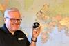 Trond Severinsen with the Sensor Globe Photo: Sedna Technologies