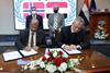 Sterner and members of the Egyptian authorities signing the deal for a new aquaculture centre Photo: Sterner