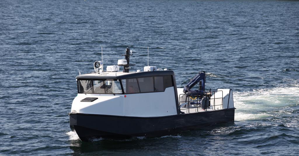 Powerful low weight fish farm cleaning vessel launched | News | World ...