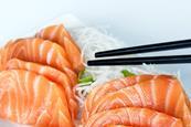 Farmed salmon