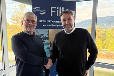 (l-r) Osvald Ringstad, founder of Filtra and Asbjørn Skaro, CEO of Redox