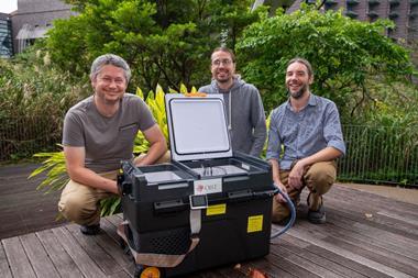 Pictured from left to right: Zdenek Lajbner, Ryuta Nakajima, Mehmet Arif Zoral, Peter Babiak, John Parker, Mouez Lassoued and Jonathan Miller -