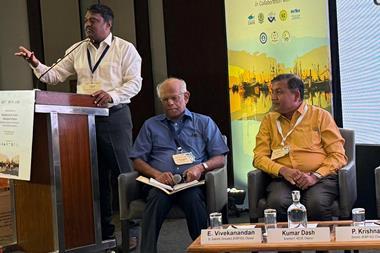 BOBP Director Dr P Krishnan speaking at the workshop.