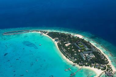Maldives from the air