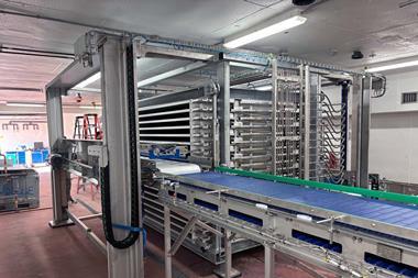 Automated redfish processing line at McGraw Seafood's New Brunswick facility