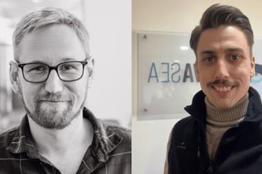Innovasea's Torstein Mellingen (left) and Sigve Naustdal (right)