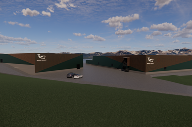 An illustration of what the new Nordic Halibut facility will look like