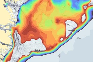 Catchwise data displayed on screen