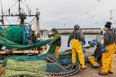 image of fishermen at Peterhead