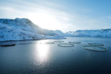 An image of a Norwegian fish farm