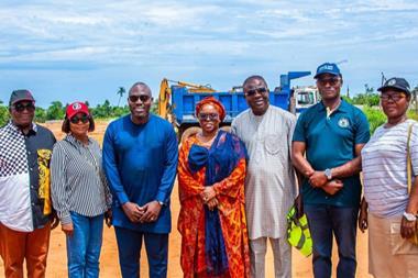 Stakeholders celebrating the building of the Lagos Aquaculture Centre of Excellence