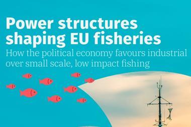 A screen shot of the front page of the new Seas at Risk study