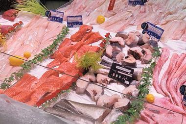 Fish market in France