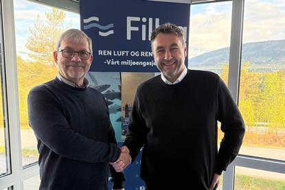 (l-r) Osvald Ringstad, founder of Filtra and Asbjørn Skaro, CEO of Redox