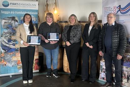 From left to right: Katarzyna Staszek, Malgorzata Barbara Sworowska, Sally Wattam, Hrefna Karlsdóttir and Bjarni Jonsson