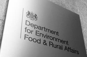 Defra sign