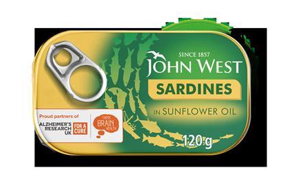 John West Sardines in Sunflower Oil_Alzheimers Research UK