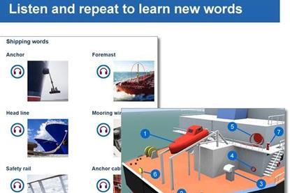 The new programme uses nautical-themed examples, quizzes, imagery and language