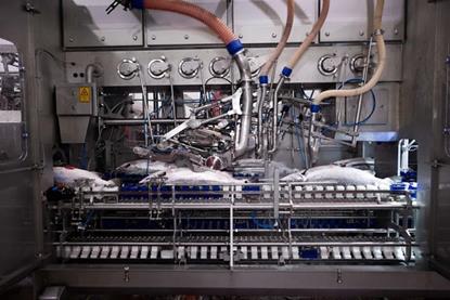 A close up of the EVi gutting machine